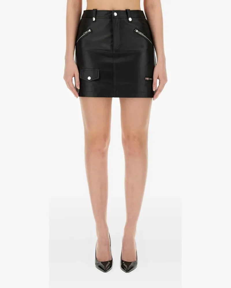 Moschino Rock mit Reißverschluss - Schwarz Schwarz