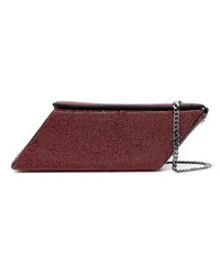 KARA Clutch mit Kristallen Rot