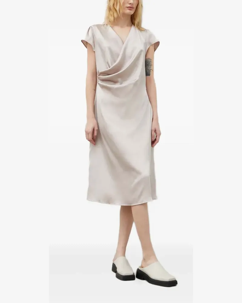 BRUUNS BAZAAR Drapiertes Minikleid - Nude Nude