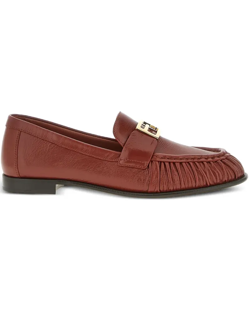 Fendi Loafer mit Metalldetail - Braun Braun
