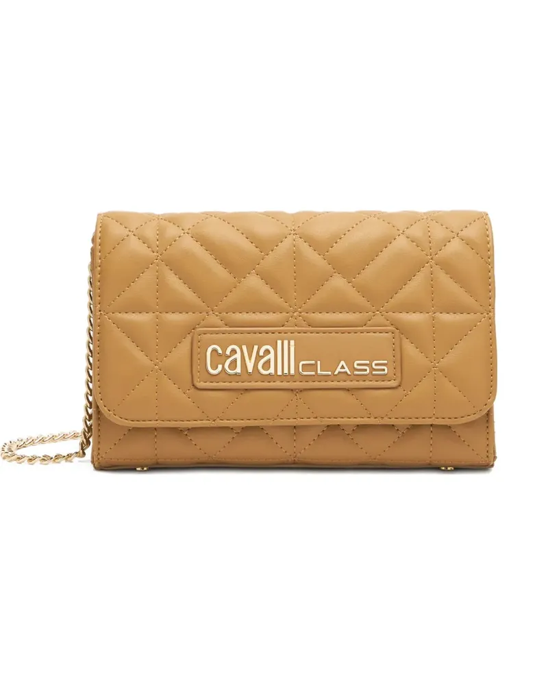 Roberto Cavalli 2021 gesteppte Schultertasche - Braun Braun