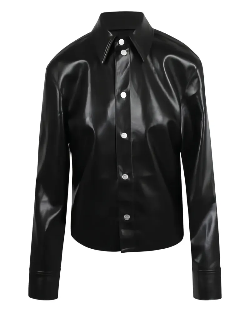 Nanushka Hemd mit klassischem Kragen - Schwarz Schwarz