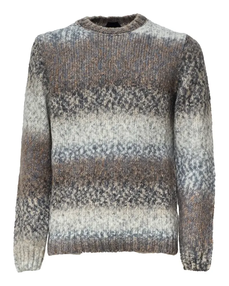 Dondup Pullover mit Jacquard-Strick - Grau Grau
