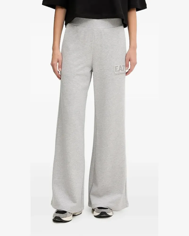 EA7 Hose mit Logo-Schild - Grau Grau