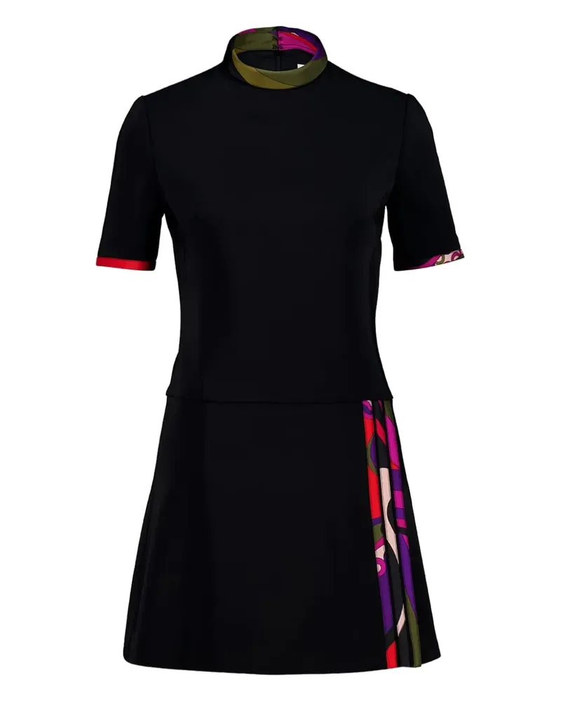 Emilio Pucci Kleid mit Print - Schwarz Schwarz