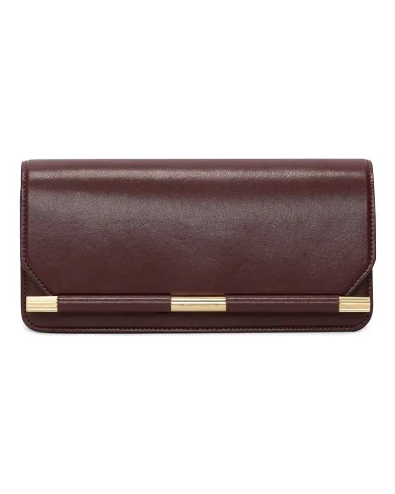 Victoria Beckham 202 Clutch mit Ledersteg - Rot Rot