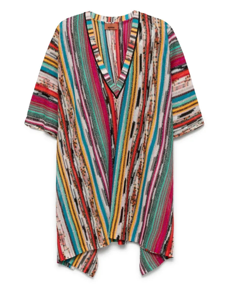 Missoni Gestreifter Kaftan - Rot Rot