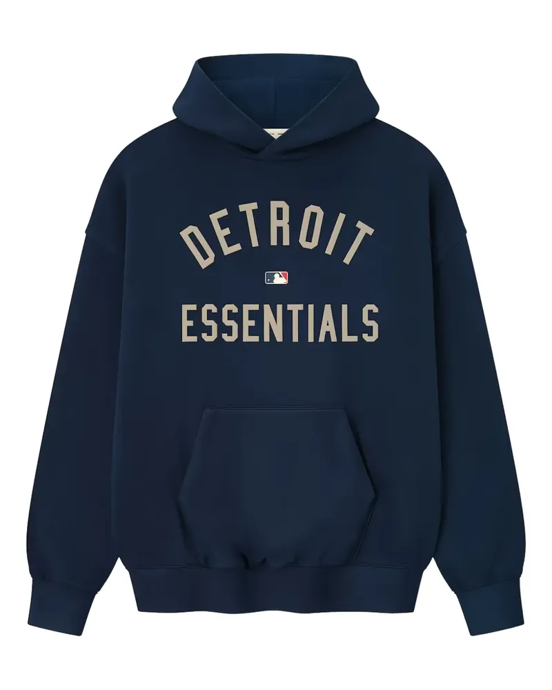 Fear of God x MLB Tiigers graphic hoodie - Blau Blau