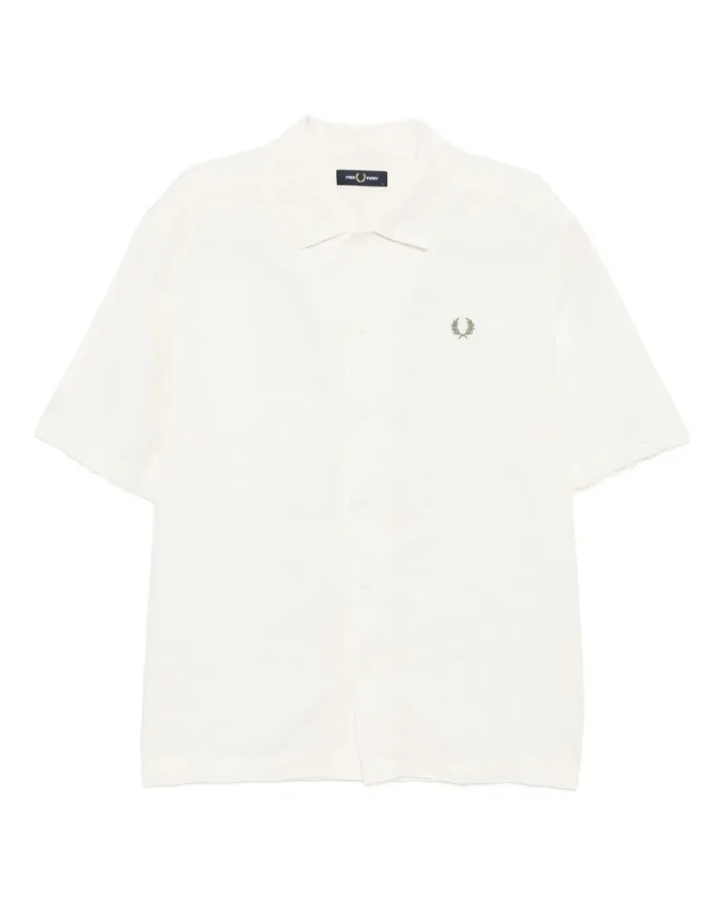 Fred Perry Hemd mit Logo-Stickerei - Nude Nude