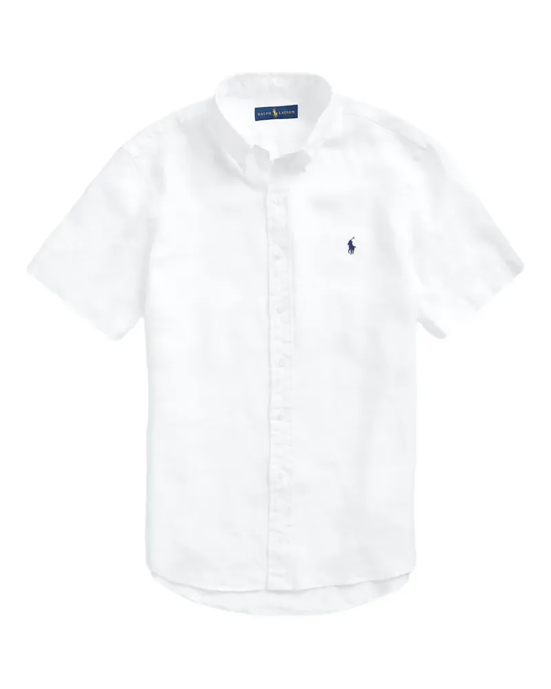 Ralph Lauren Hemd mit Pony-Stickerei - Weiß Weiß
