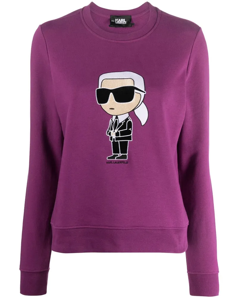 Karl Lagerfeld Ikon 2.0 Sweatshirt - Violett Violett