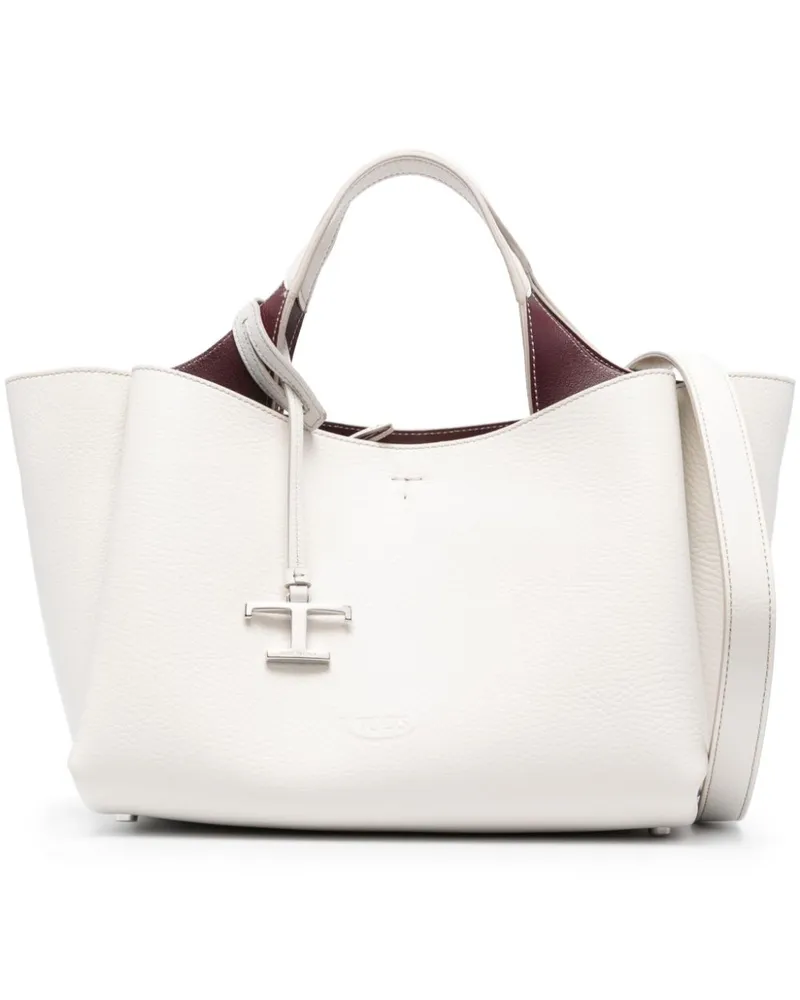 TOD'S Mini-Tasche aus Leder - Weiß Weiß