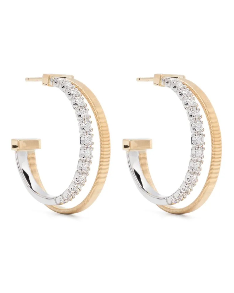 Marco Bicego 18kt Gelbgoldcreolen mit Diamanten Gold