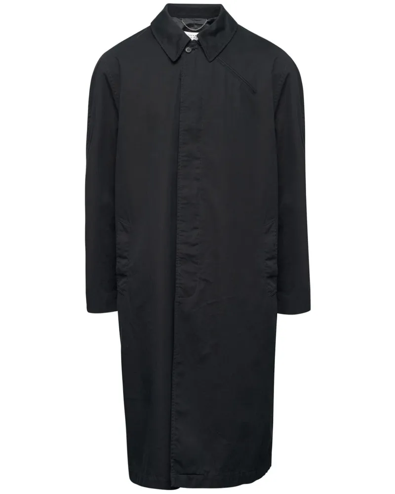 Maison Margiela Trenchcoat mit Reißverschluss - Schwarz Schwarz