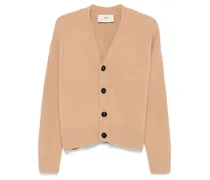 Cardigan mit Ami De Coeur-Stickerei - Nude