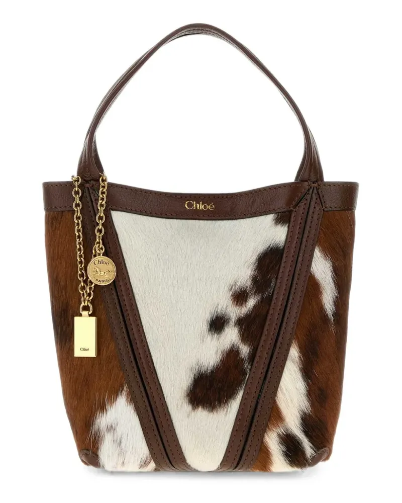 Chloé small  Spin tote bag - Braun Braun