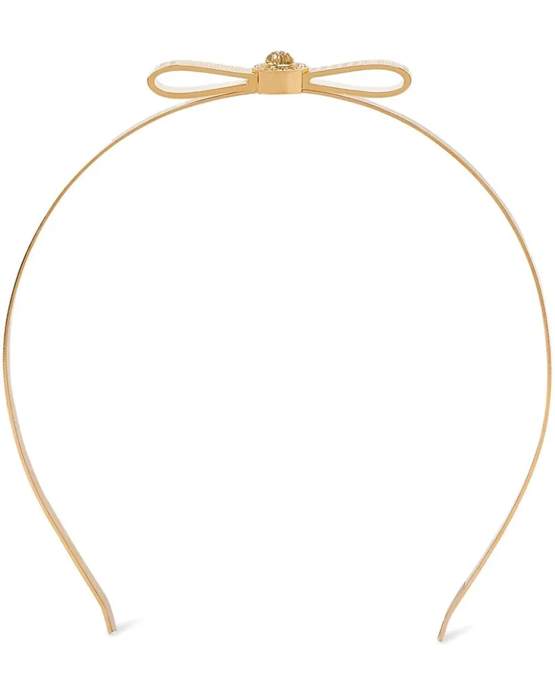 Versace Haarreif mit Medusa-Schleife - Gold Gold