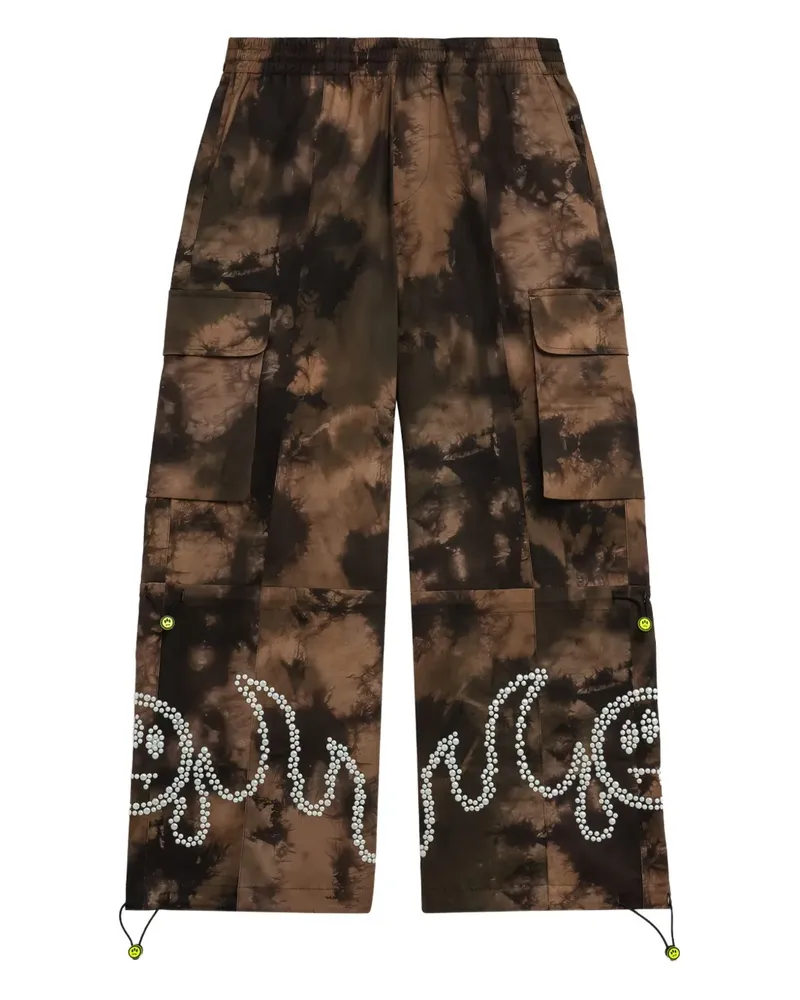 BARROW Verzierte Hose mit Batikmuster - Braun Braun
