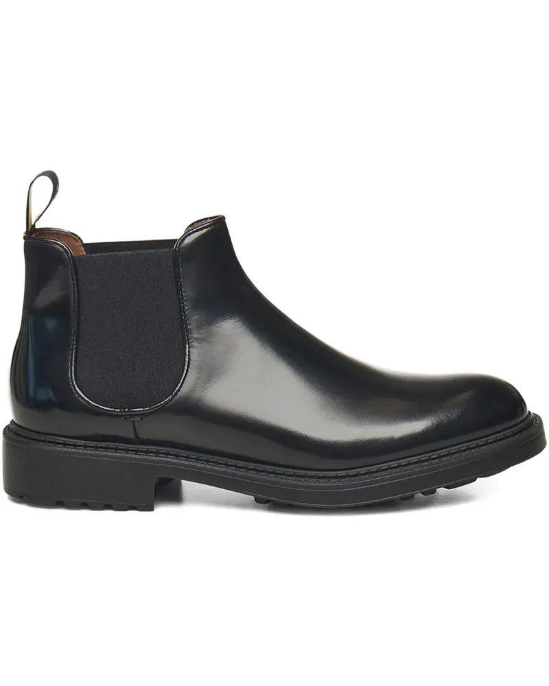 Doucal´s Stiefel mit Elastikband - Schwarz Schwarz