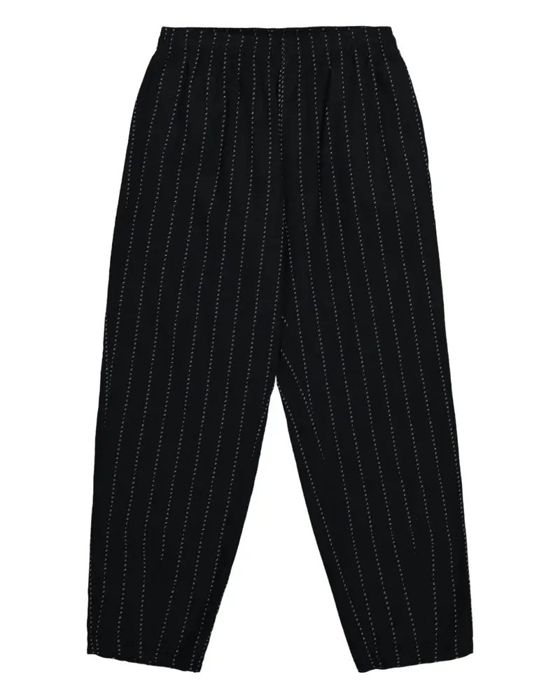 Neighborhood Hose mit Nadelstreifen - Schwarz Schwarz