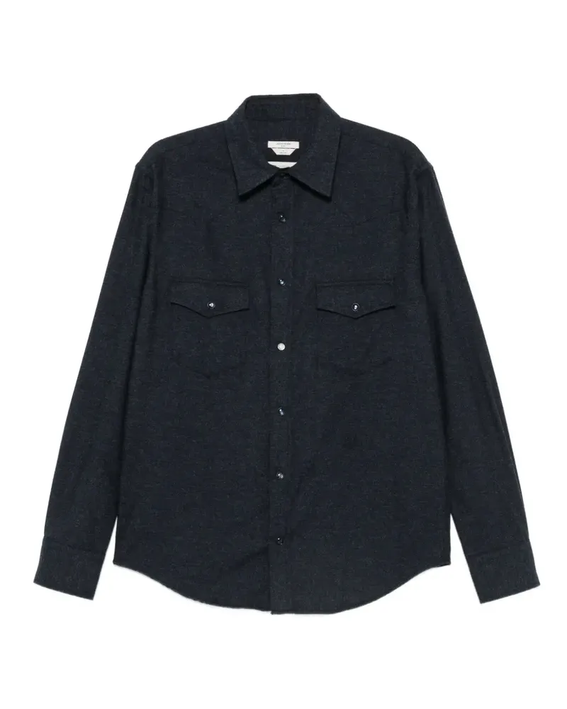 Jacob Cohën Western Hemd mit Klappentasche - Blau Blau
