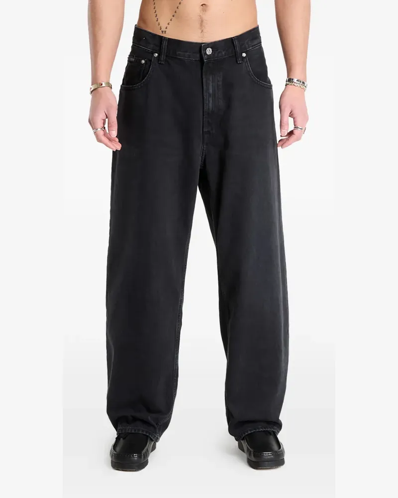 Calvin Klein barrel covenant cotton jeans - Schwarz Schwarz