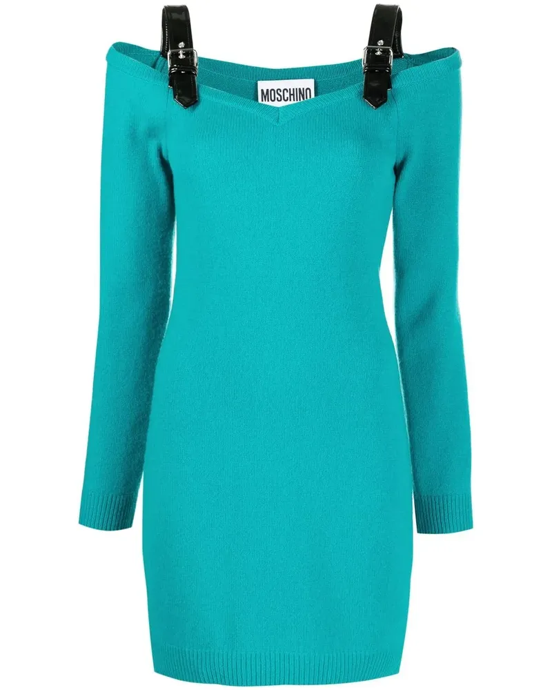 Moschino Gestricktes Minikleid - Grün Grün