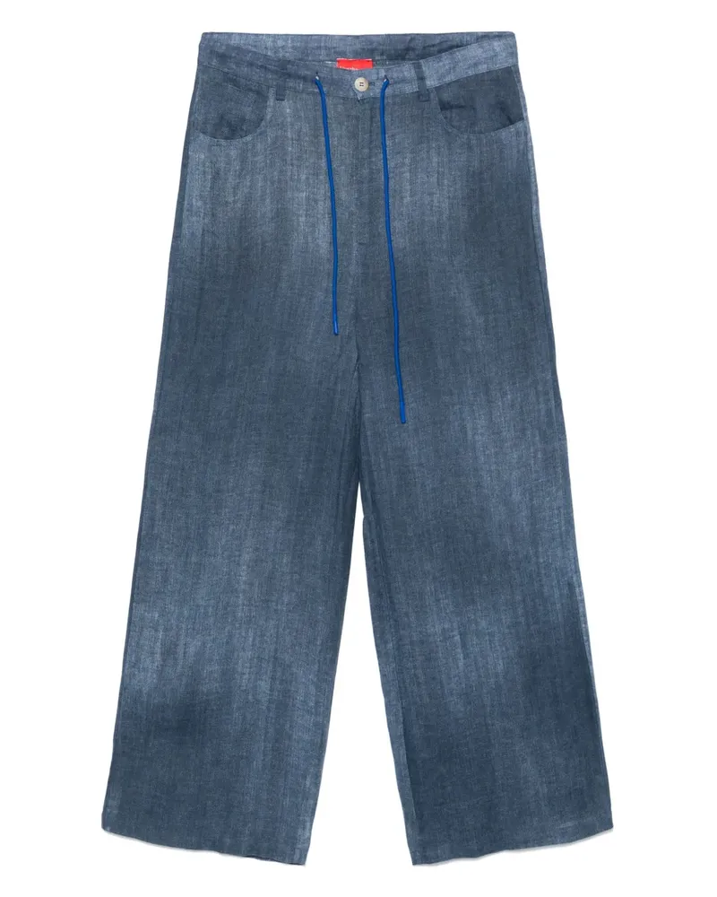 ..,merci Hose mit Jeans-Print - Blau Blau
