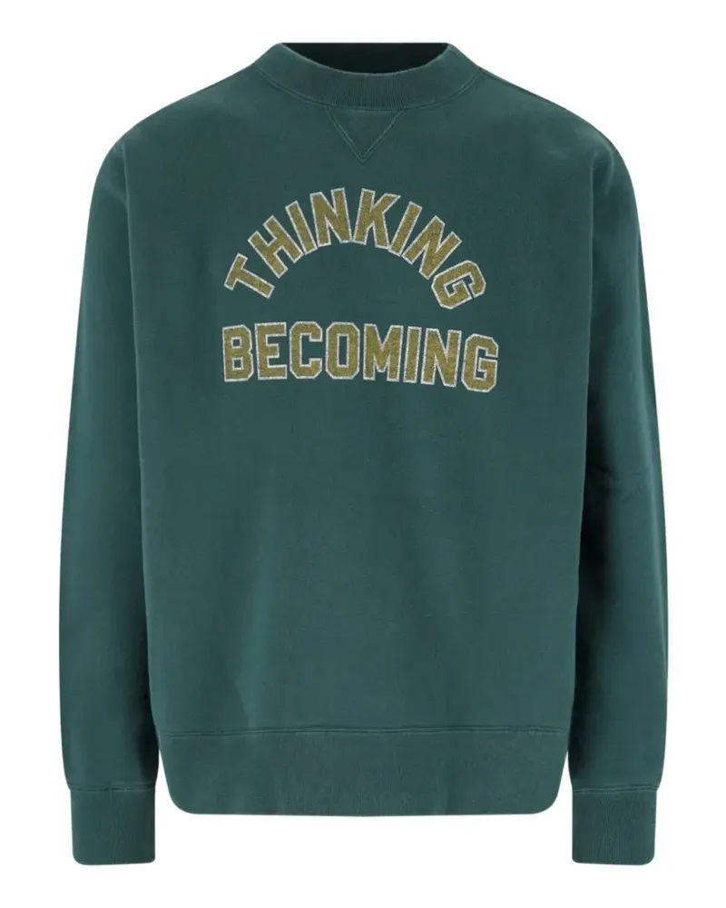 Sacai graphic-print sweatshirt - Grün Grün