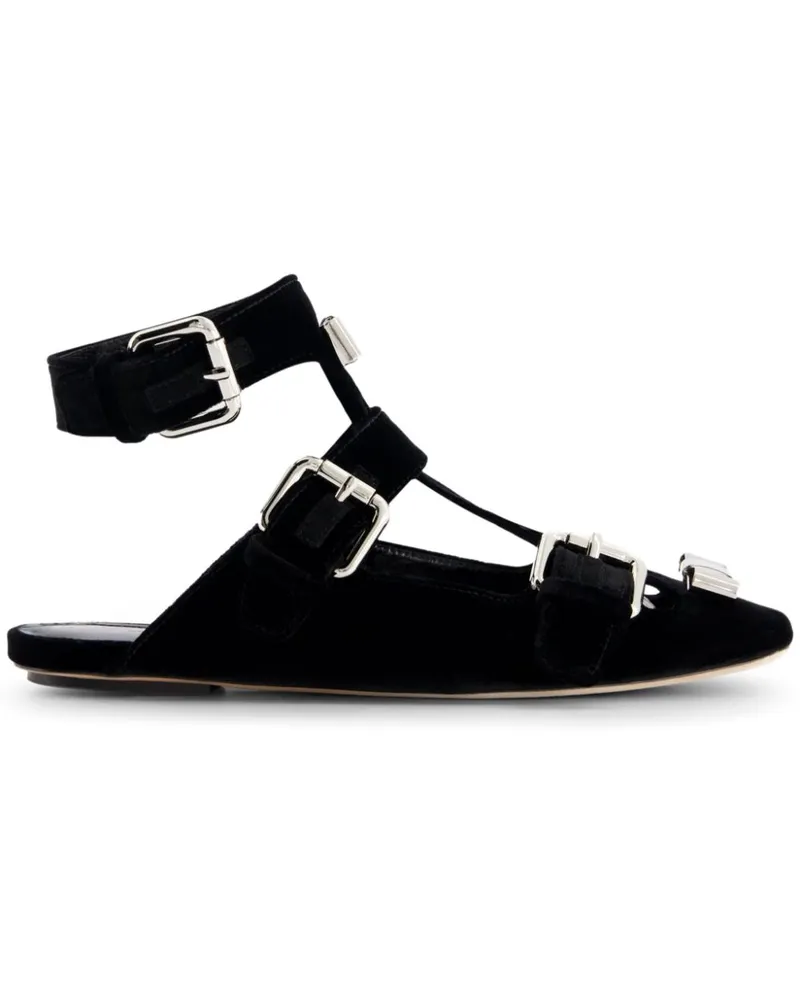 Giambattista Valli Sandalen mit Schnallen - Schwarz Schwarz