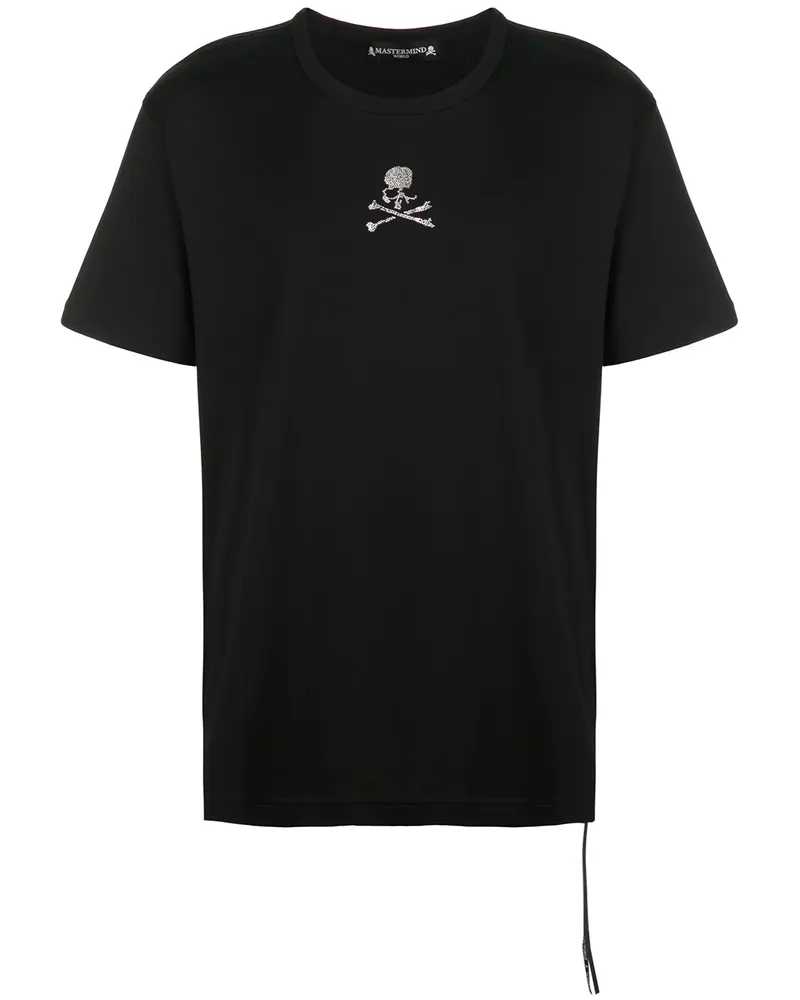 Mastermind World T-Shirt mit Totenkopf-Print - Schwarz Schwarz