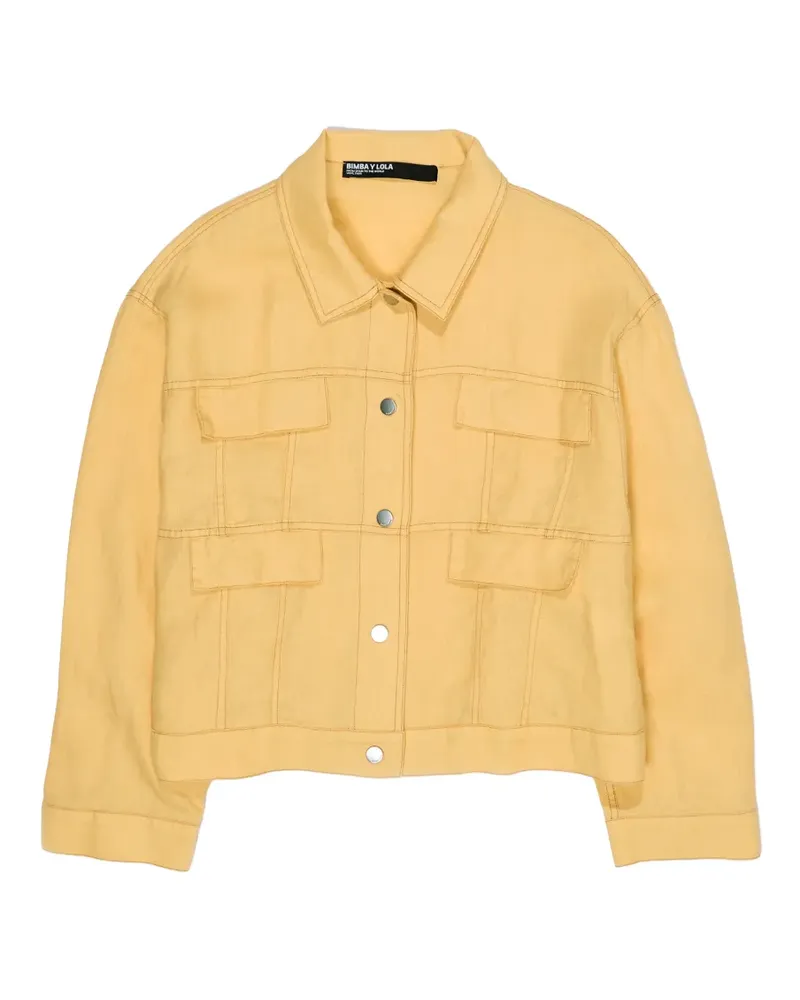BIMBA Y LOLA patch pocket jacket - Gelb Gelb