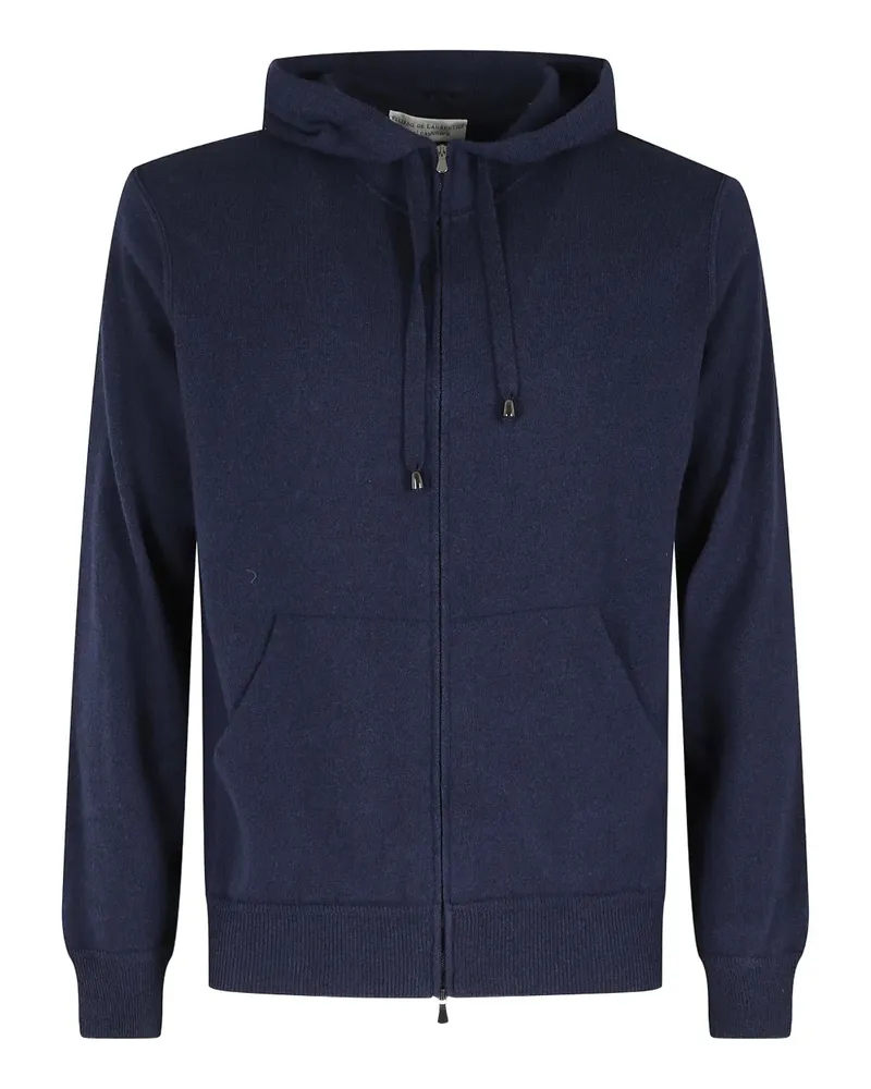 Filippo de Laurentiis zip hooded hoodie - Blau Blau
