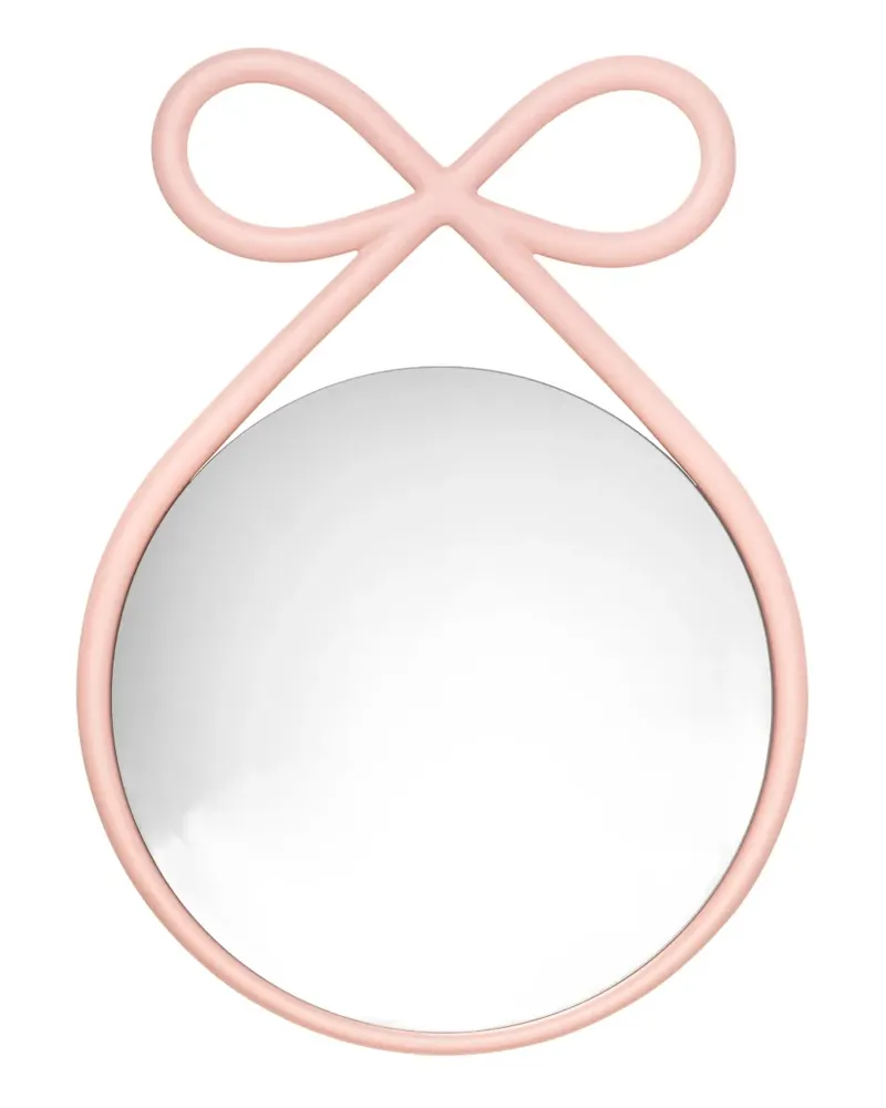 Qeeboo Spiegel mit Schleife - Rosa Rosa