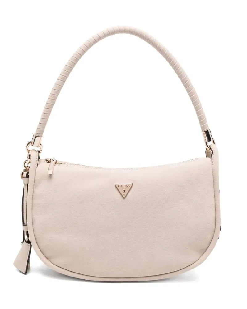 Guess Schultertasche mit gerolltem Henkel - Nude Nude