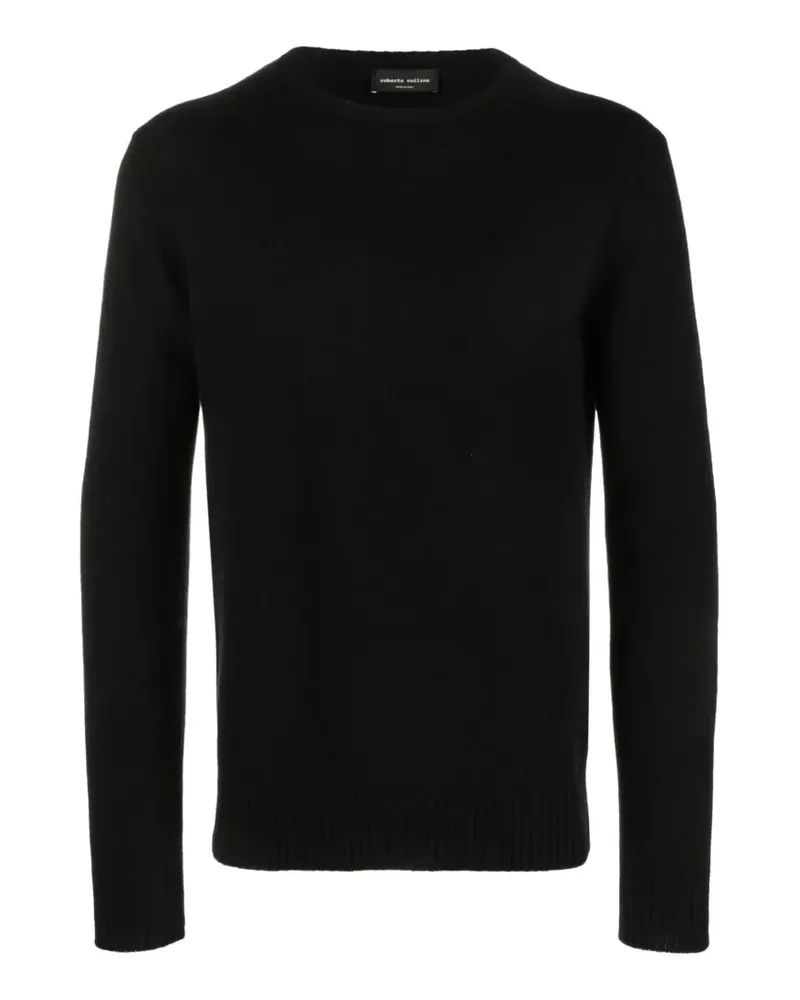 Roberto Collina crew-neck merino sweater - Schwarz Schwarz