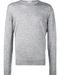 John Smedley Pullover mit rundem Ausschnitt Grau