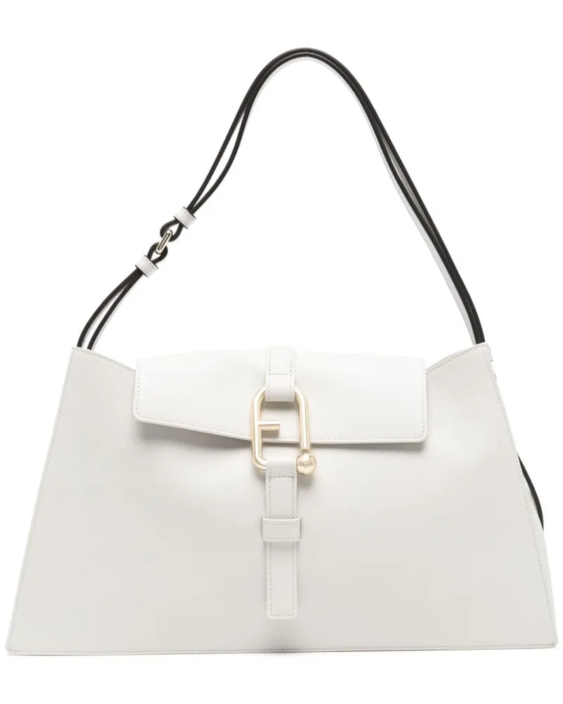 Furla Nuvola Schultertasche - Grau Grau