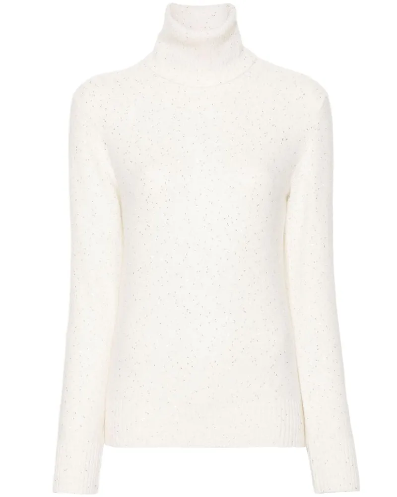 Fabiana Filippi Pullover mit Pailletten - Nude Nude