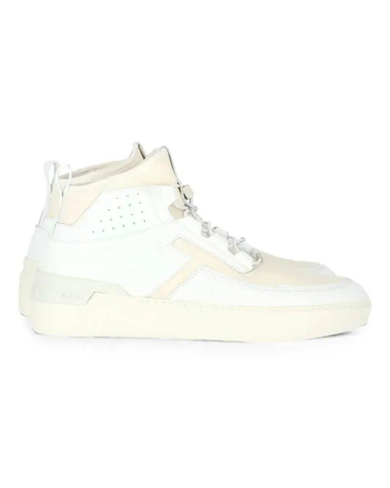 TOD'S panelled high-top sneakers - Weiß Weiß