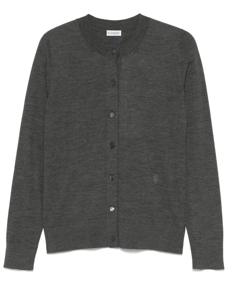 Burberry Cardigan aus Wolle - Grau Grau