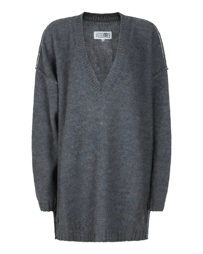 Maison Margiela Pullover mit V-Ausschnitt - Grau Grau