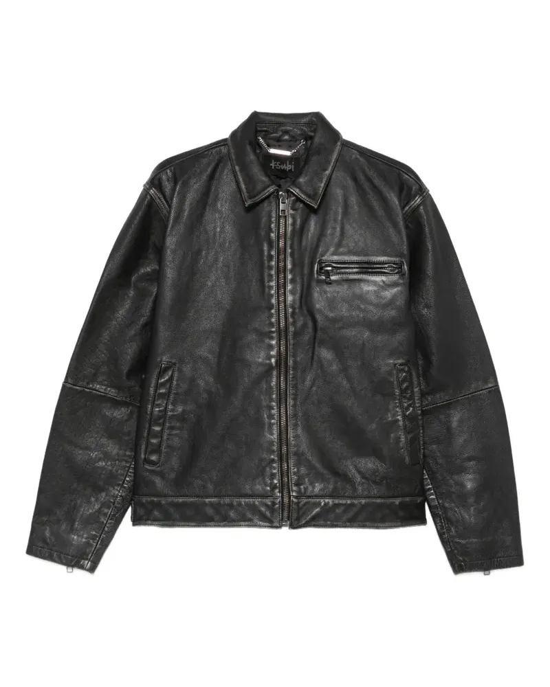 ksubi Eldorado leather jacket - Schwarz Schwarz