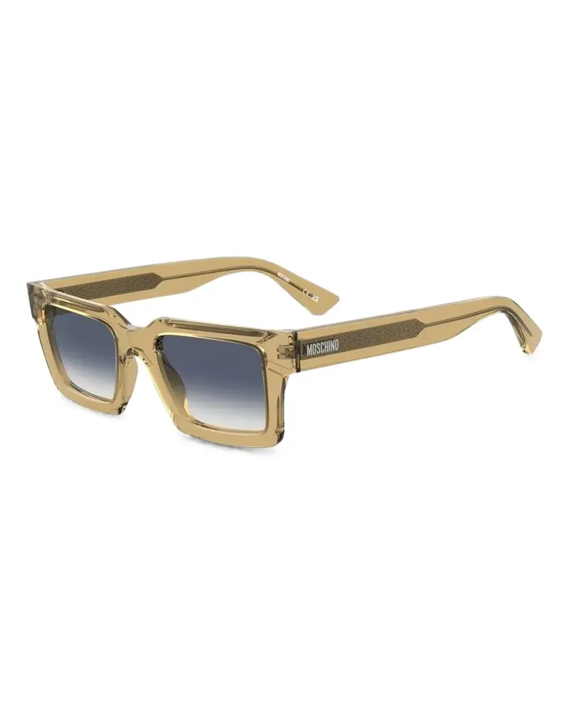 Moschino Sonnenbrille mit eckigem Gestell - Nude Nude