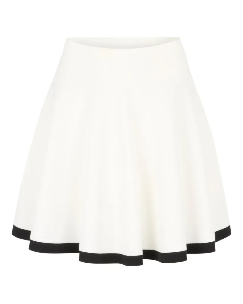 Nina Ricci Gestrickter Skater-Minirock - Schwarz Schwarz