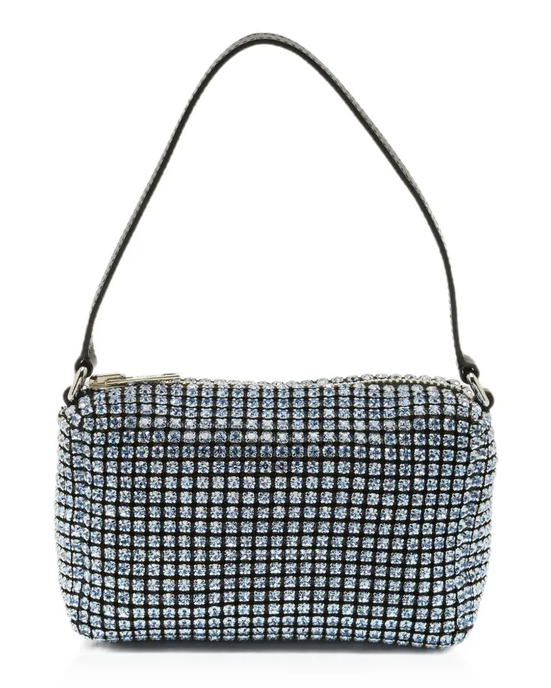 Alexander Wang Mittelgroße Heiress Schultertasche mit Kristallen - Blau Blau