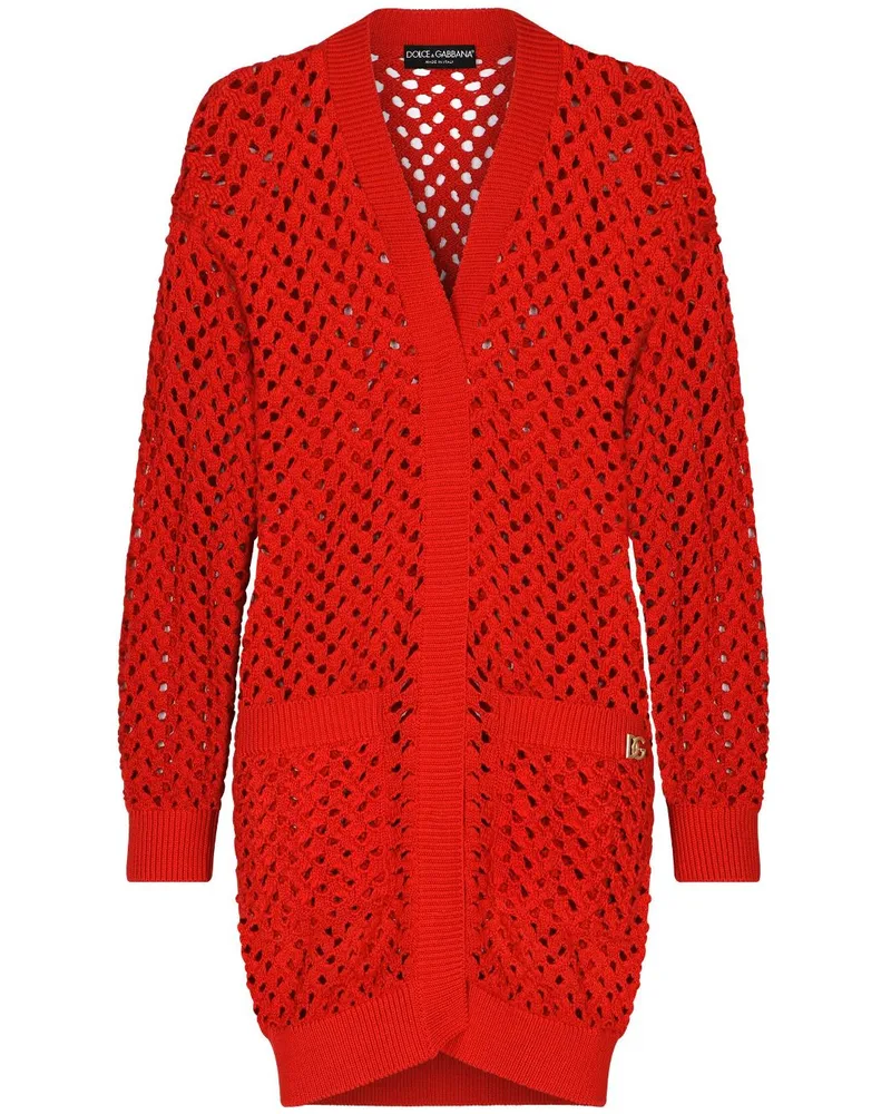 Dolce & Gabbana Offener Cardigan - Rot Rot