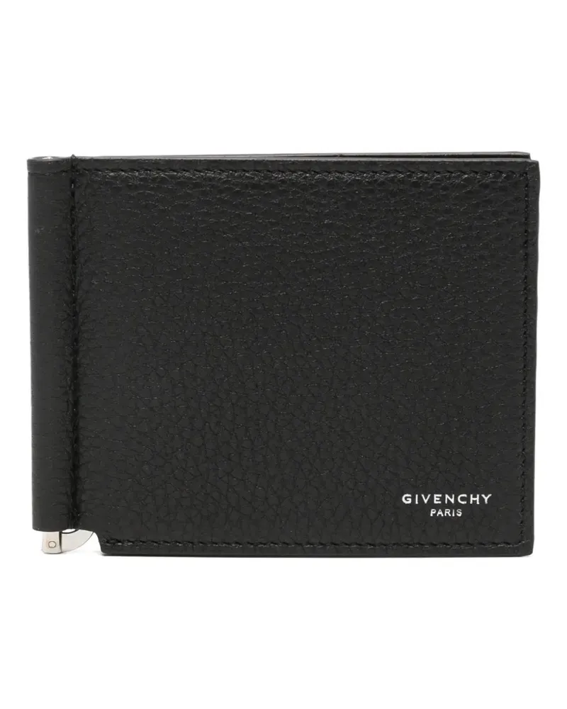 Givenchy logo-print money-clip wallet - Schwarz Schwarz