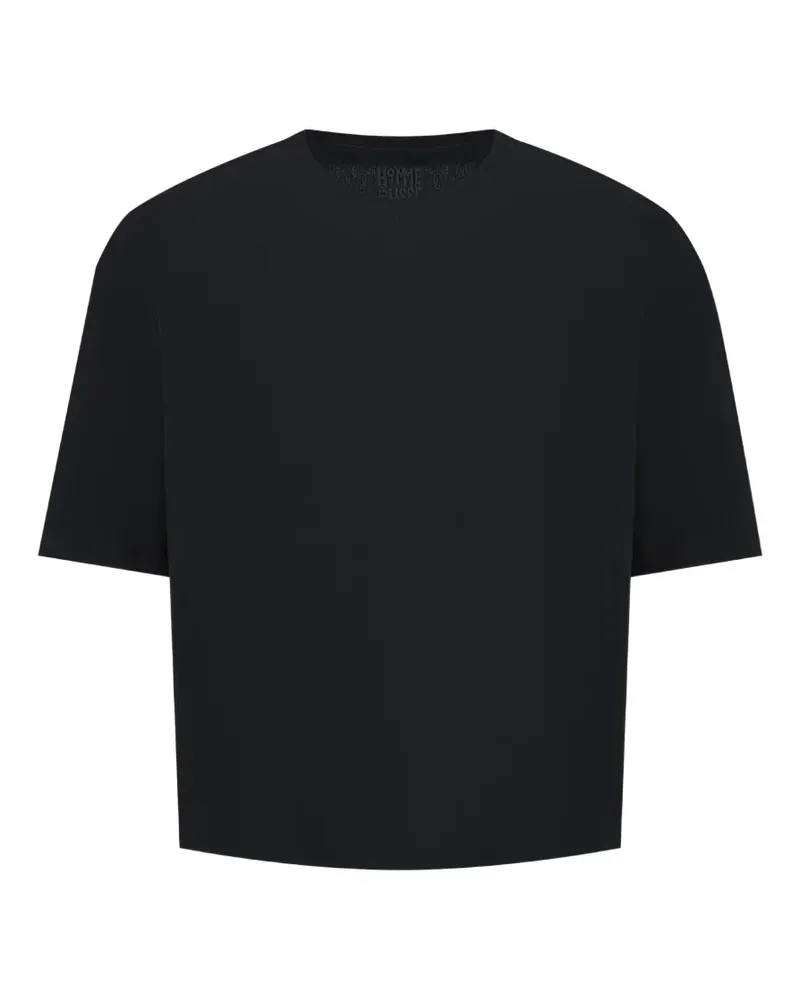 Issey Miyake Klassisches T-Shirt - Schwarz Schwarz