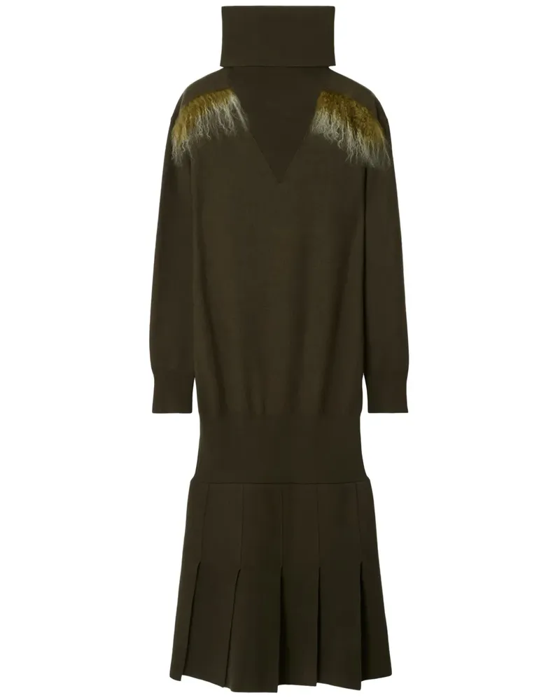 Burberry Minikleid aus Wolle - Grün Grün
